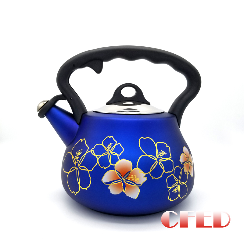 Stainless Steel Whistling Decal Kettle (2.5L )
