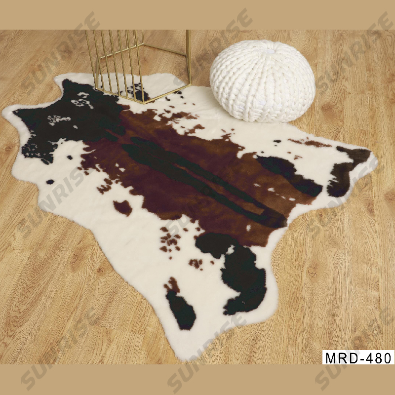 Faux fur cowhide