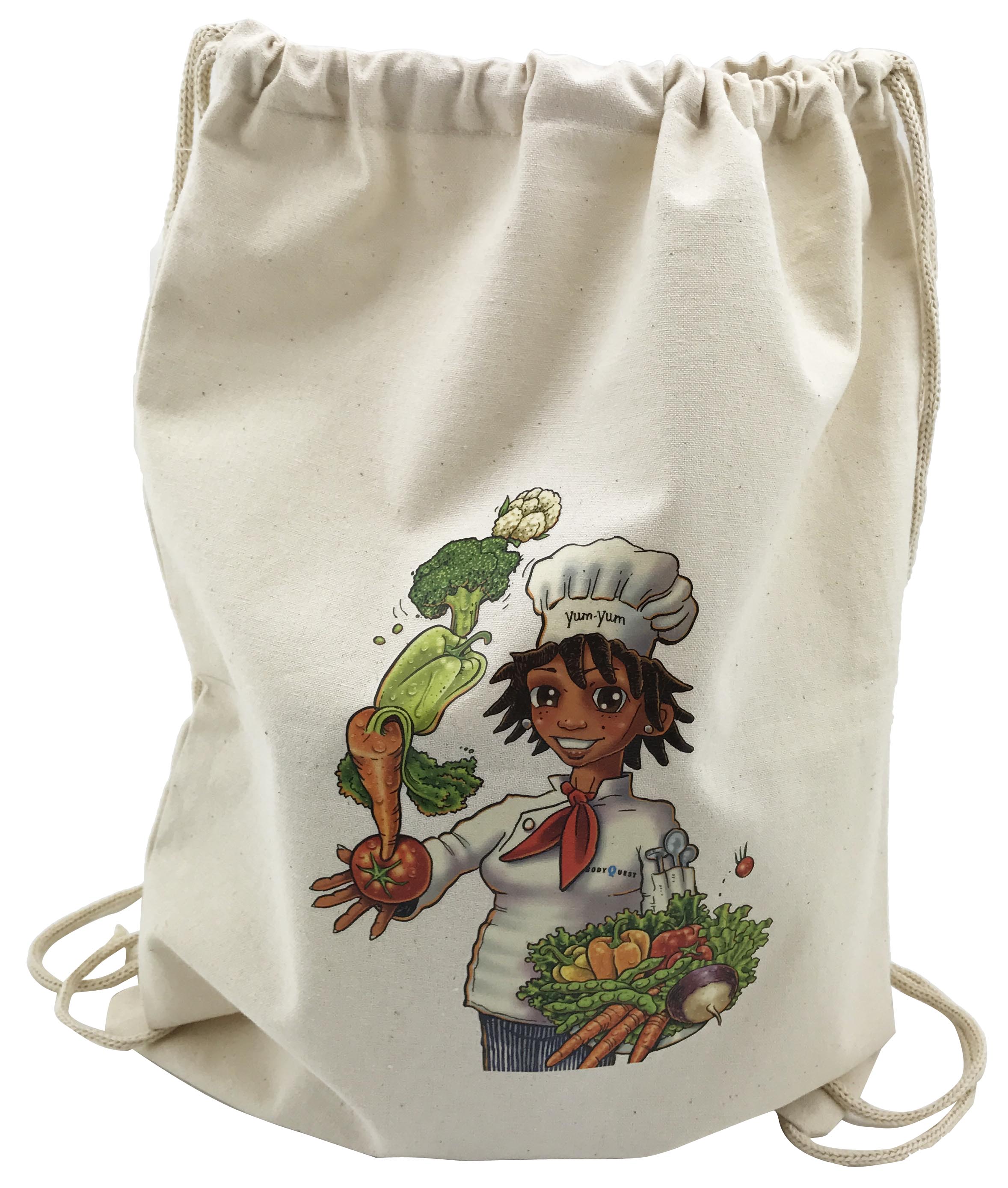 canvas drawstring bag