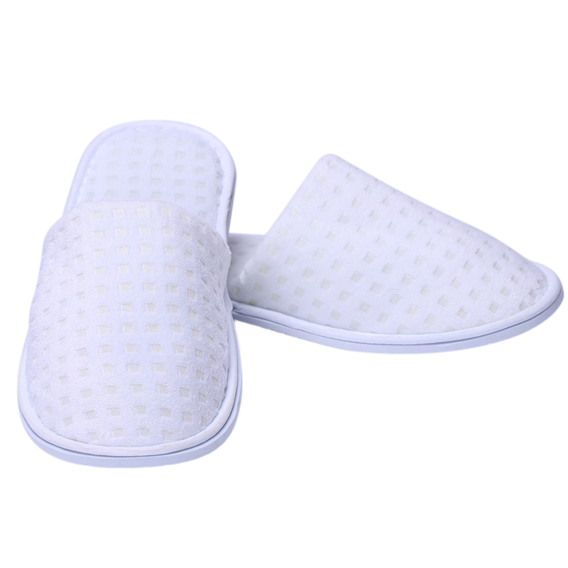 Hotel Guestroom Use Slippers Jacquard cut velvet Slipper Hotel Disposable Slippers