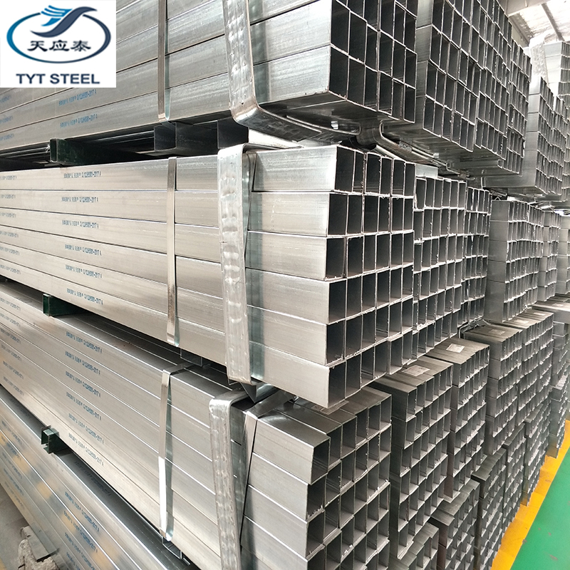 High quality pre-galvanized square pipe manufacturers direct supply