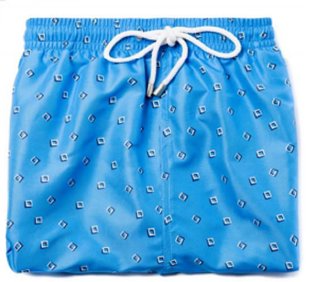 Men's quick-dry polyester printed beachwear