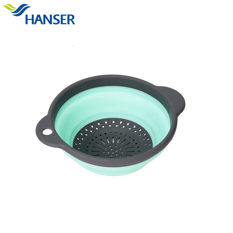 Folding drain basket