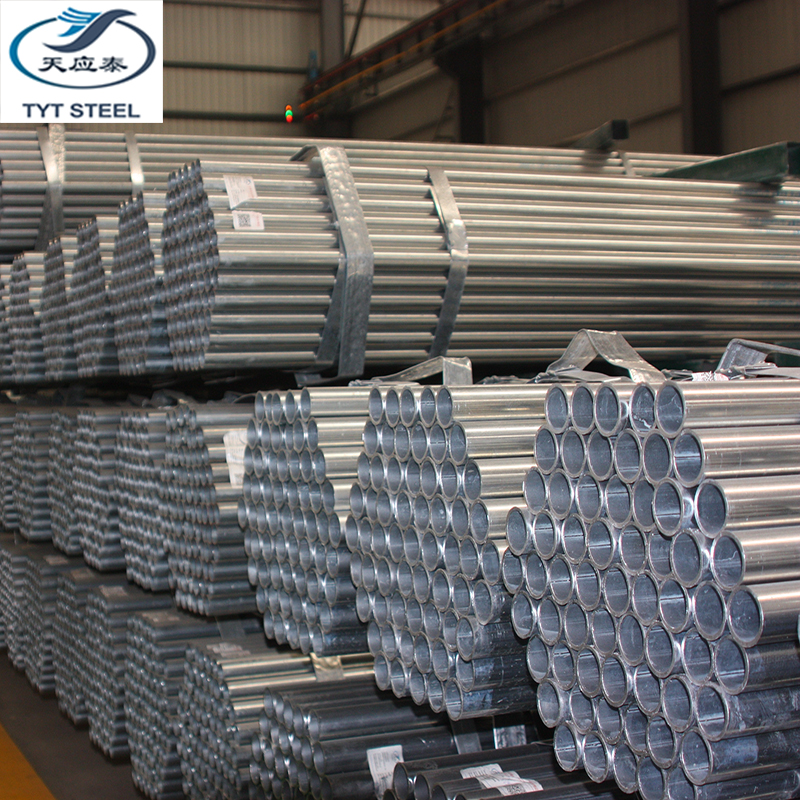 Hot Dip Galvanized Round Steel Pipe and Tube / Scaffolding Pipe