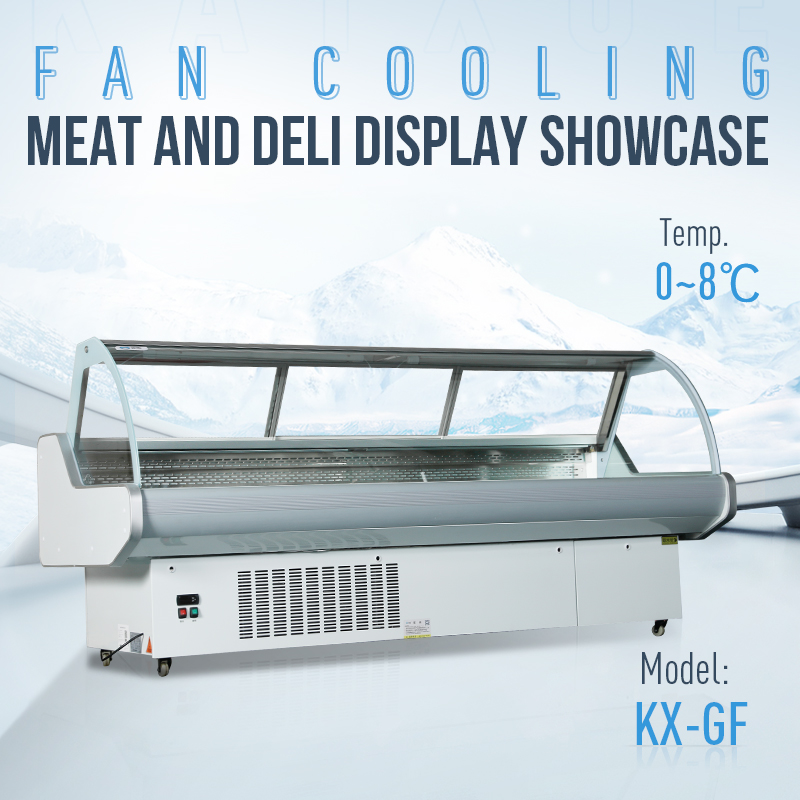 Cheap commercial retail supermarket meat display fridge for sale