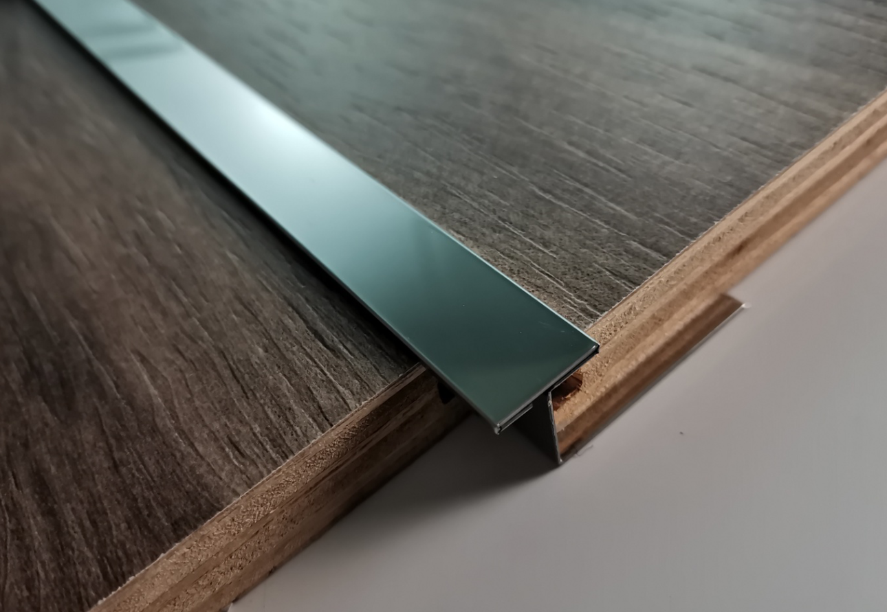 Stainless steel floor batten door edge strip