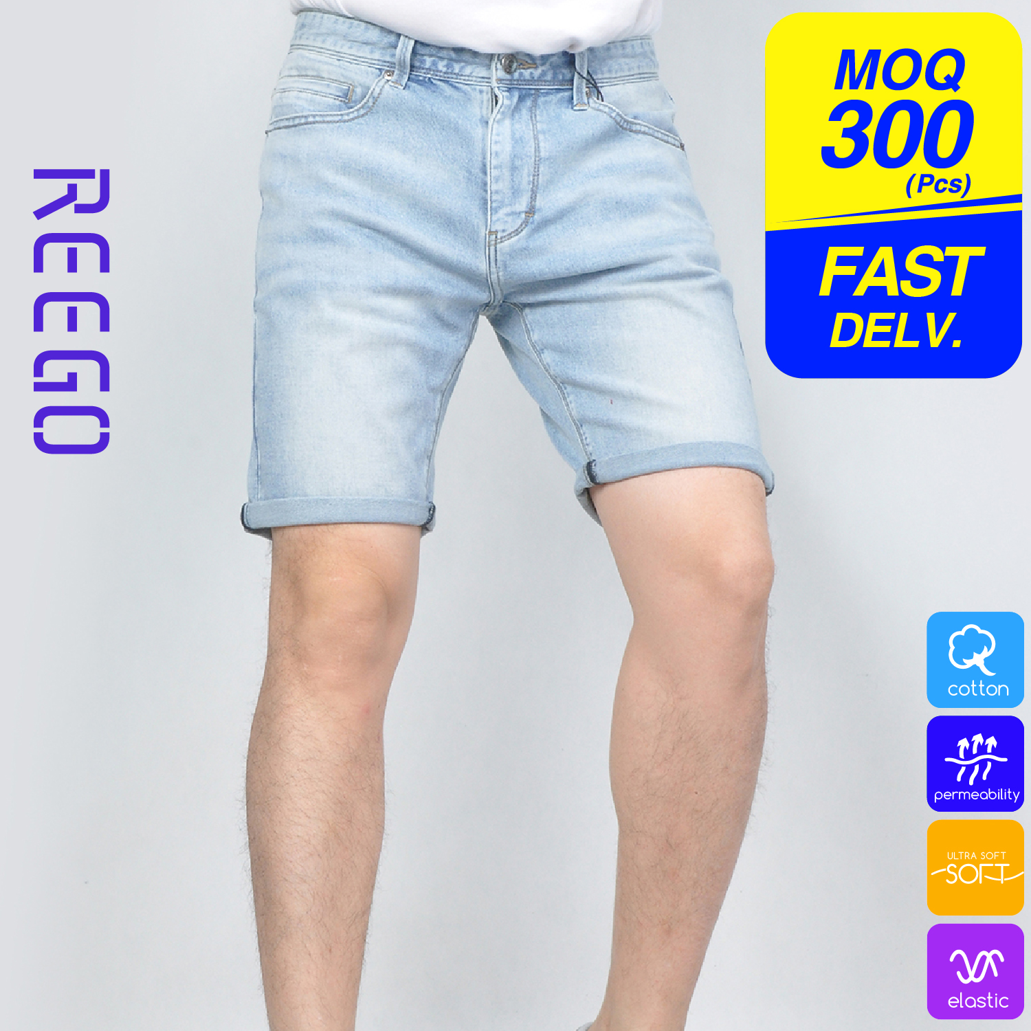 mans shorts function denim
