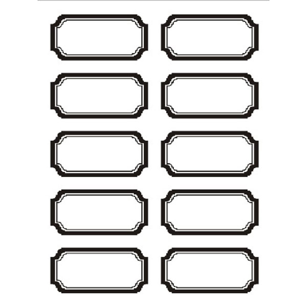 Whiteboard Sticker Black Frame Printed, Dry Erase Vinyl