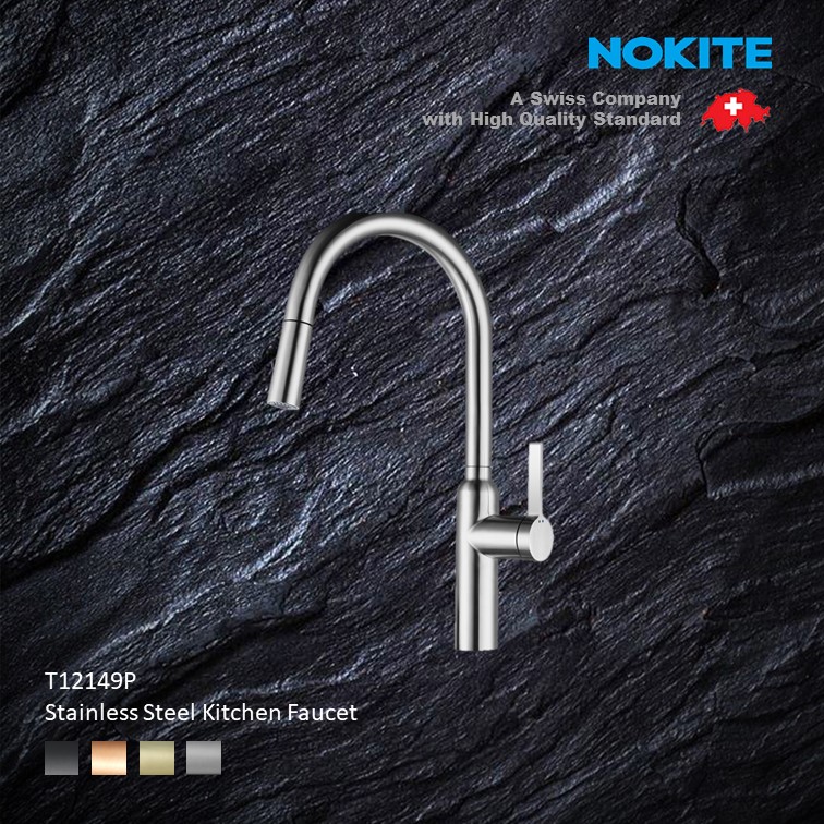 T12149P Stainless Steel Kitchen Faucet
