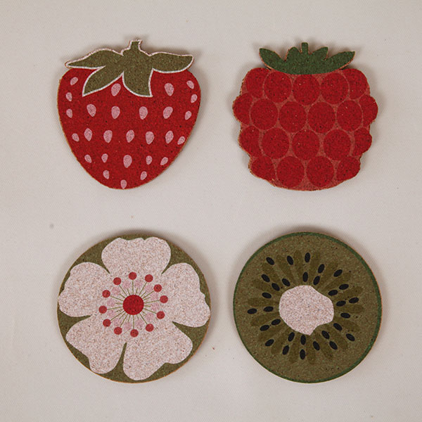 Shaped Cork Coaster, Cork Trivet