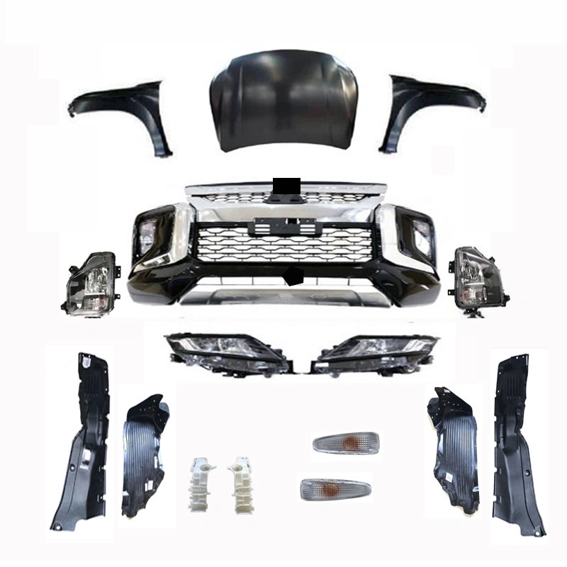 Body Kits For MITSUBISHI TRITON 2015 Upgrade To 2019-2020 Auto Body Bumpers