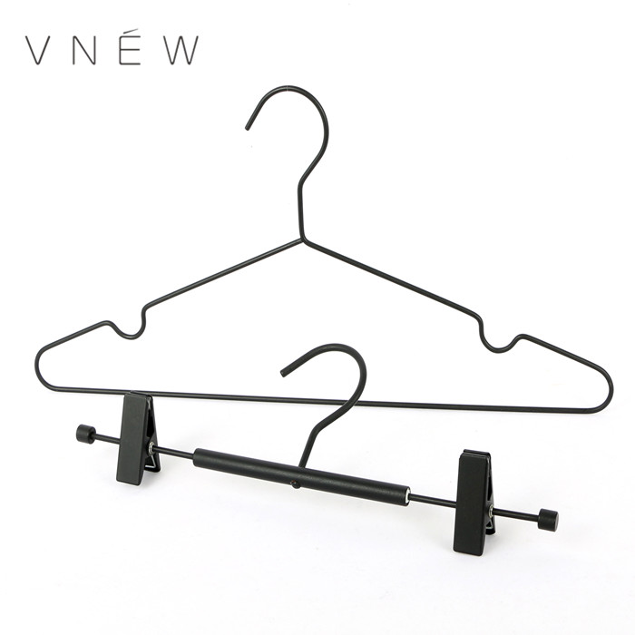 wholesale Nordic clothing store black clothing hanger