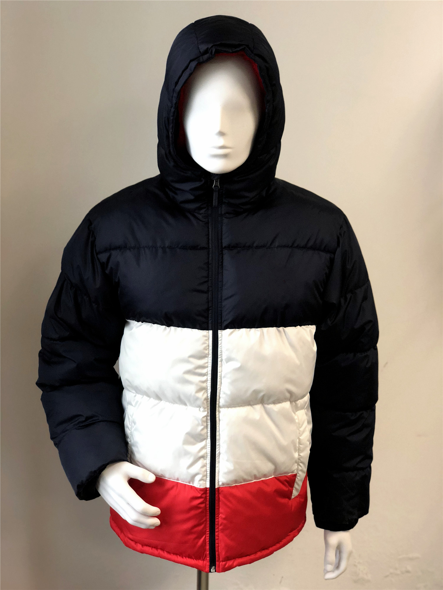 Mens Qulted Hooded Jacket