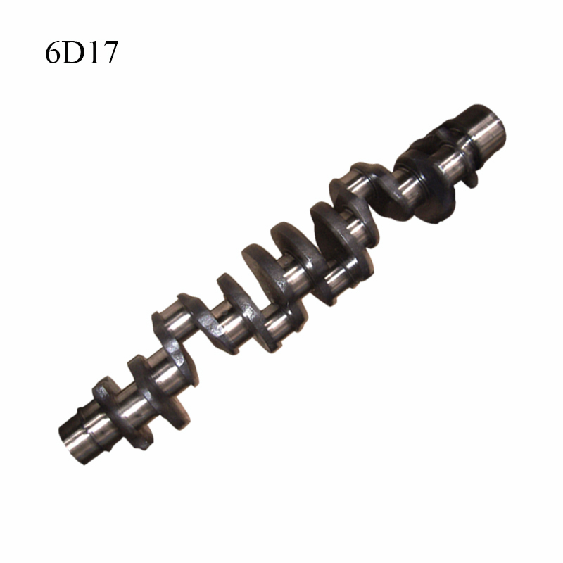 Excavator 6D17 Diesel Engine Crankshaft For Mitsubishi