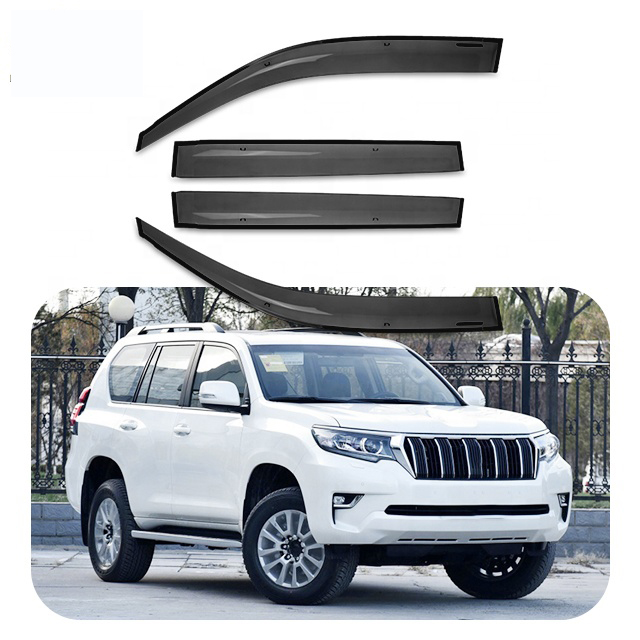 Car door window visor for PRADO 2010 Rain shield for FJ150 door visors for Land Cruiser LC150 Body kits for PRADO 2020