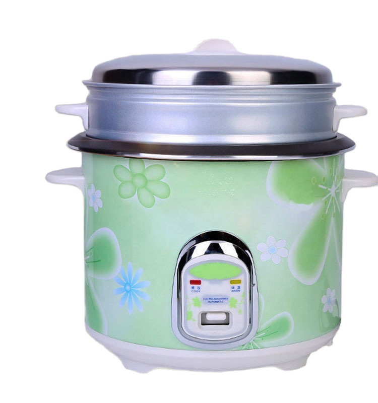 Hot Selling Beautiful Flower Straight Rice Cooker 0.6/1/1.5/1.8/2.2/2.8 L Aluminium Cooker Korea Electric Cooker