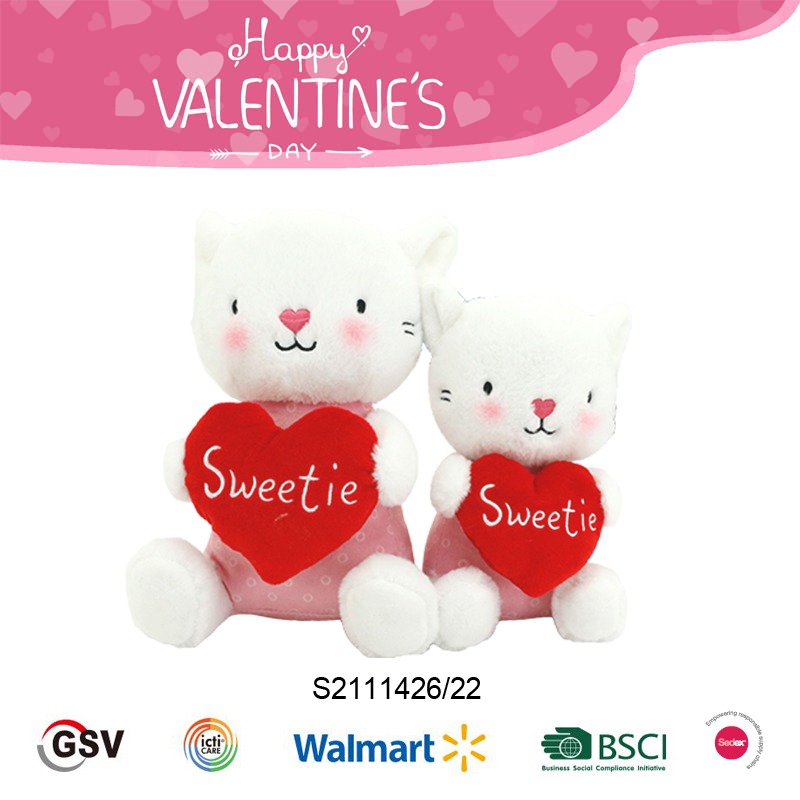 Valentine animals Bear GTST PLUSH TOY（S2111326/22）