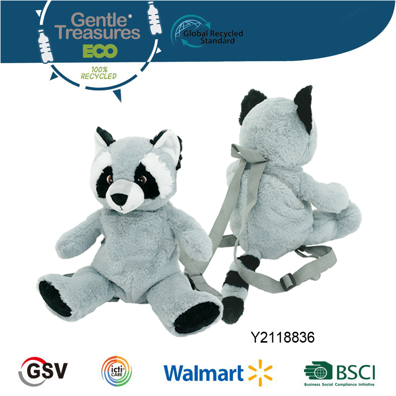 Eco animals Raccoon Bag GTST PLUSH TOY（Y2118836 ）