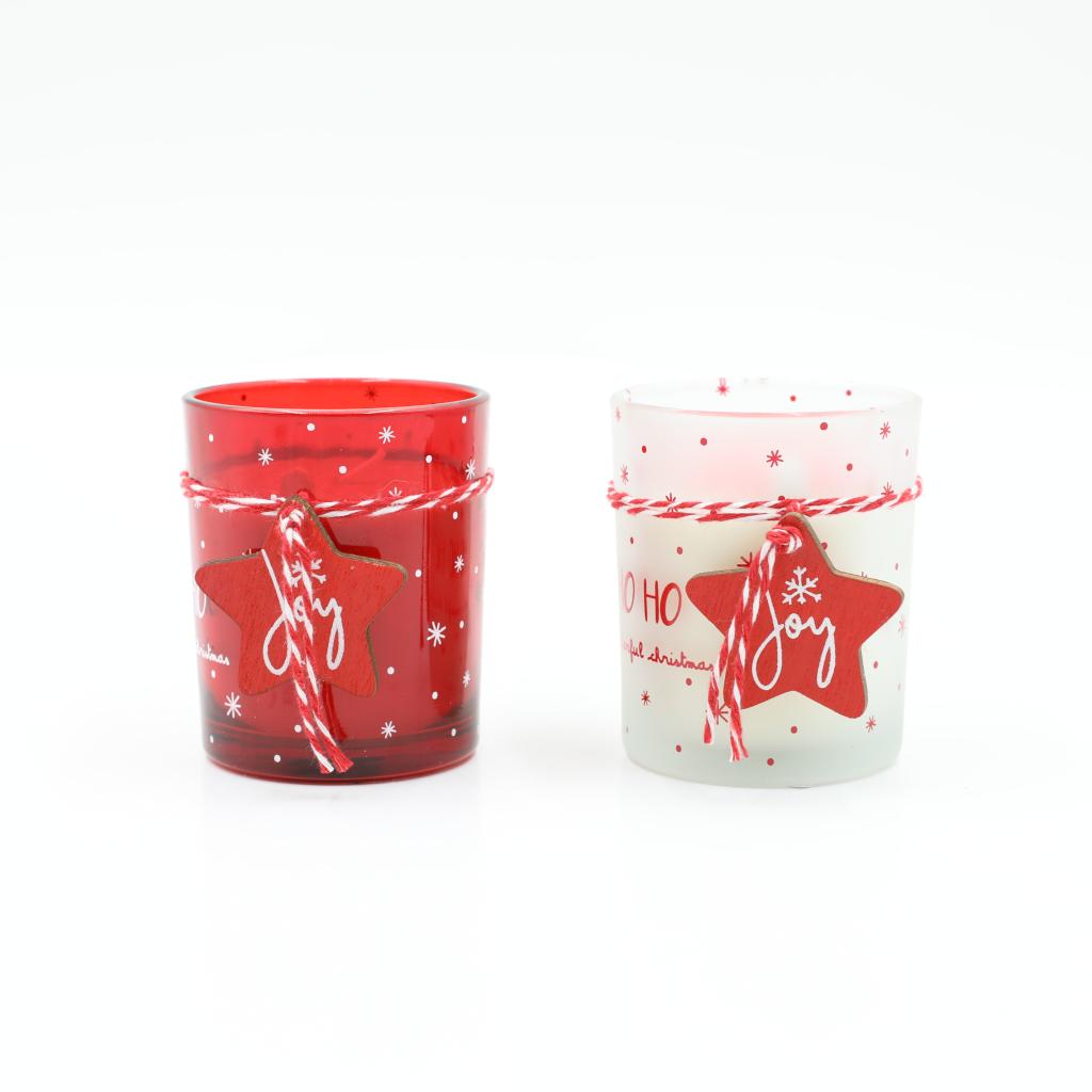 glass candle