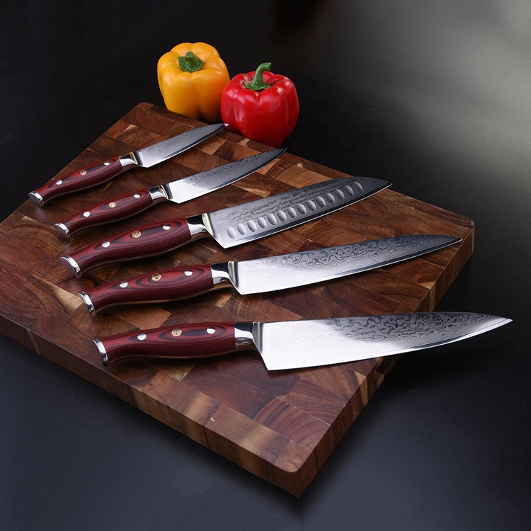 JUSTA High Quality Germany 67 Layers VG10 Stainless Steel Damascus Chef Knife