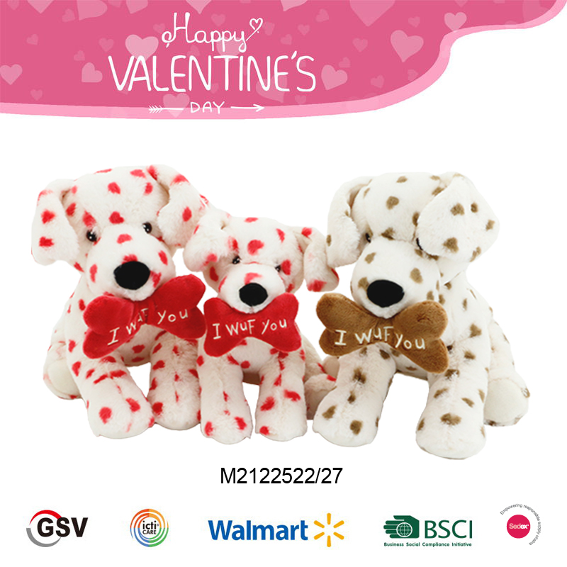 Valentine animals Dog GTST PLUSH TOY（M2122522/27）