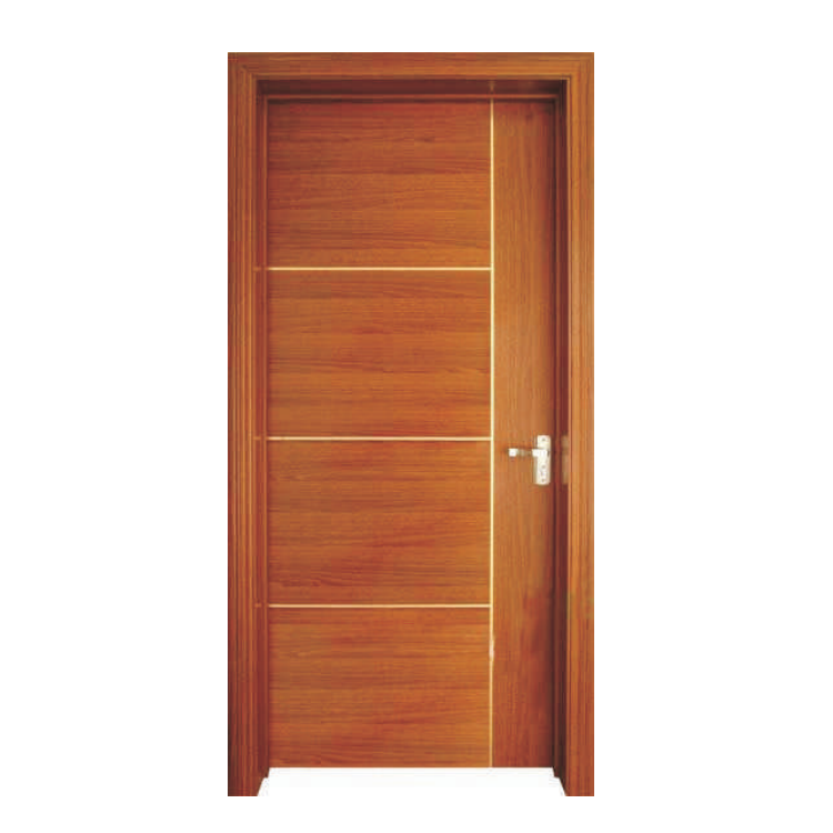 Hot Sale Fireproof Indoor Solid Wood Door Modern Minimalist Style Door