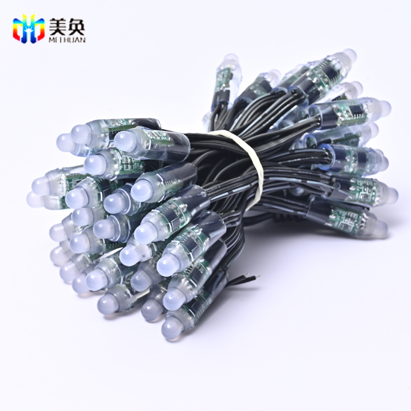 12mm full color light string,decorative led pixel light