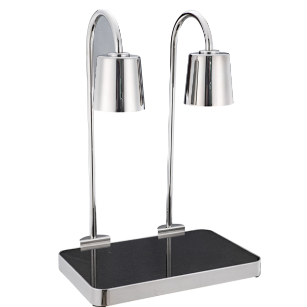 Double heat lamps with cone shape