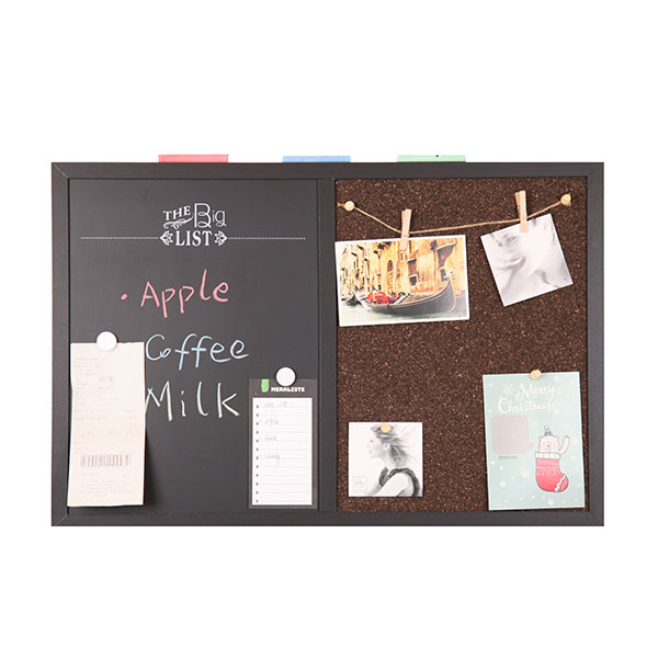 Chalkboard Cork Board Combo, Blackboard Pinboard Combination