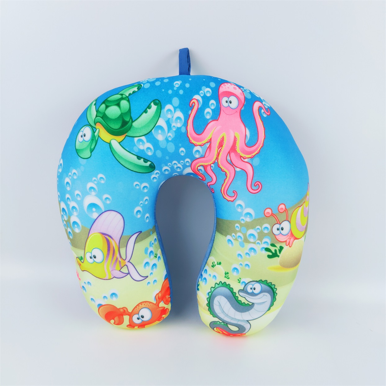 Neck pillow U-shape pillow foam particles pillow for travelling sean animal design