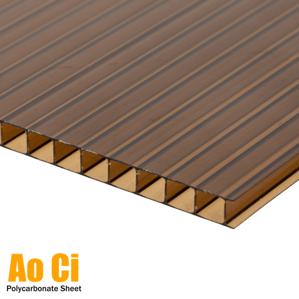 Dark Bronze Polycarbonate Hollow Sheet Philippines Popuar