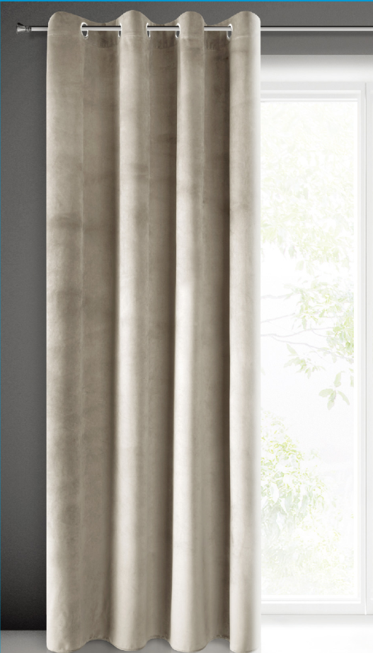 Velvet curtain