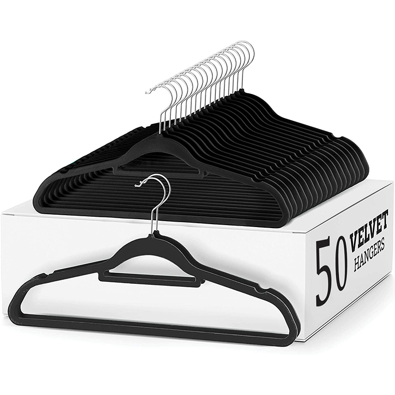 50 Pack Premium Nonslip Velvet Hangers