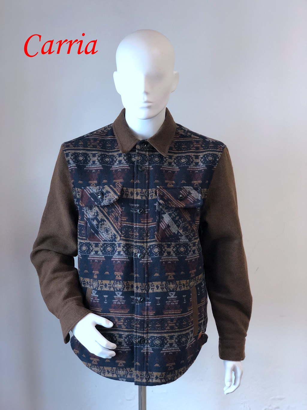 Men's wool shirts,wool polyester shirts,men's jacket shirts
