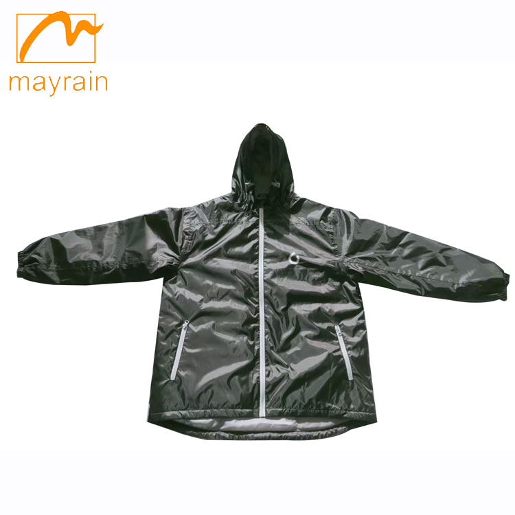 Padded lining outdoor rain jacket