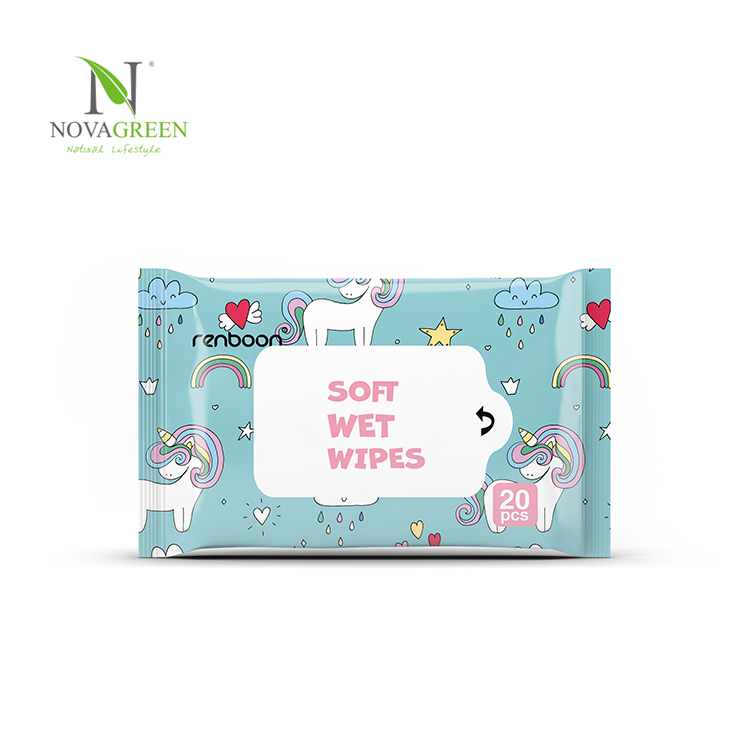Small package baby wipes