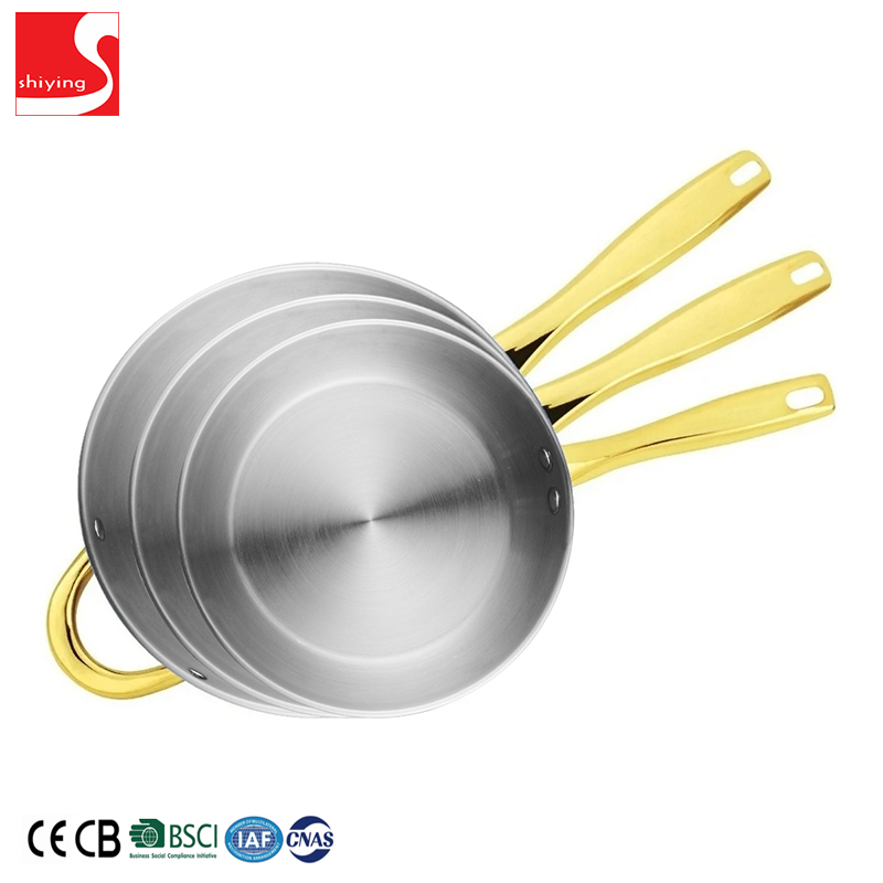 SY-Kitchenware stainless steel cookware with glass lid stainless steel cooking pot and pan