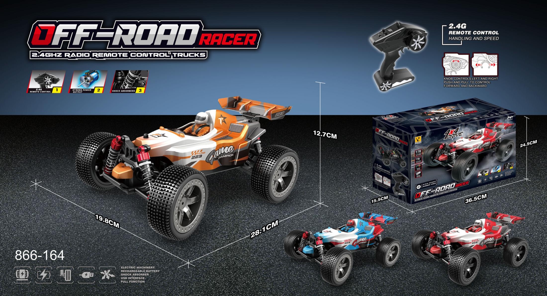 1:16 High Speed Racing Car