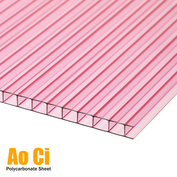 Policarbonato Sheet celular pink