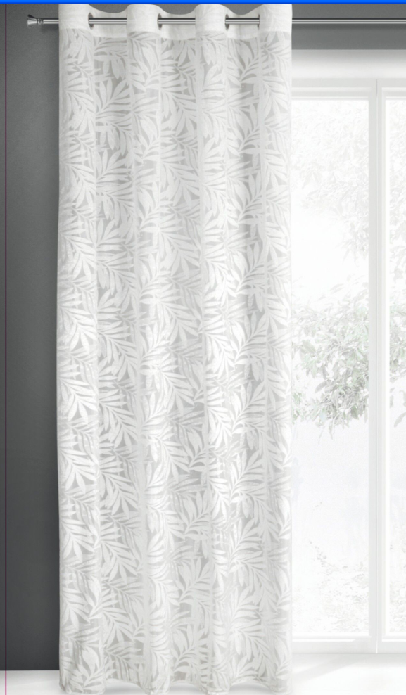 Jacquard velvet curtain