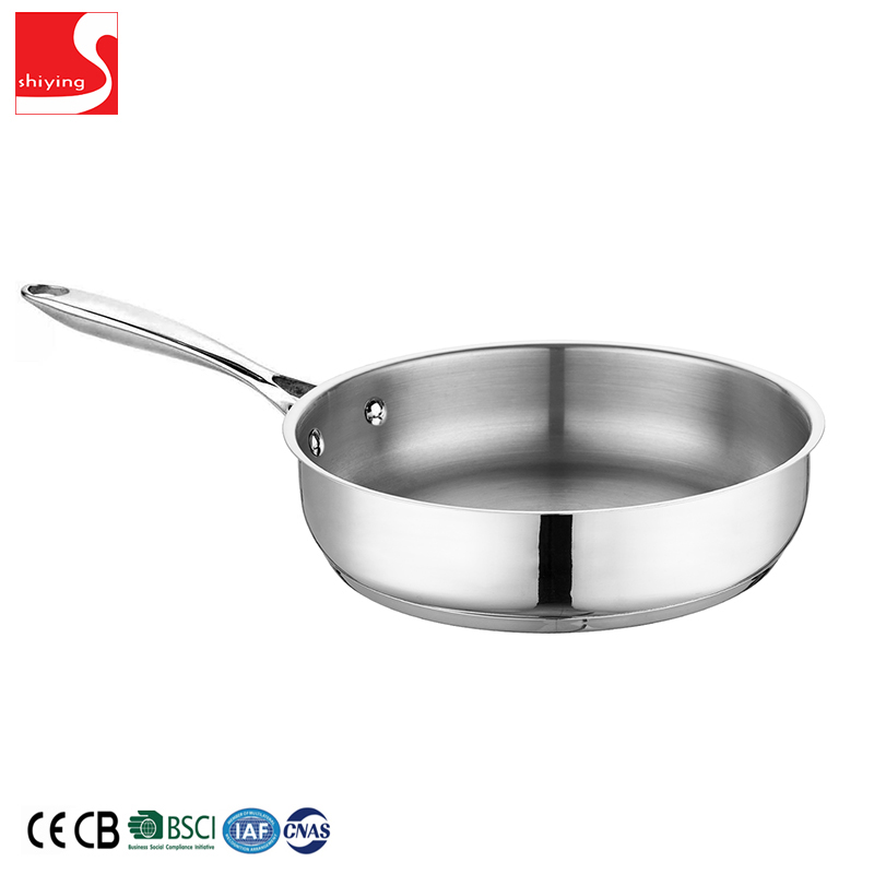 SY-Kitchenware stainless steel cookware with glass lid stainless steel cooking pot and pan