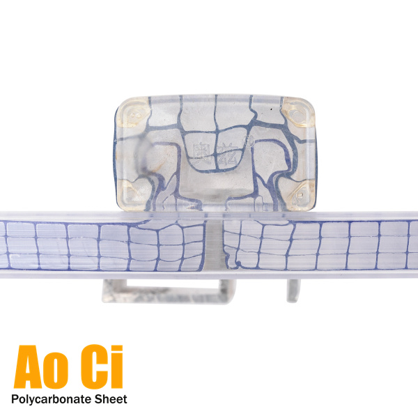 Polycarbonate U shaped panel for skylight and roofing