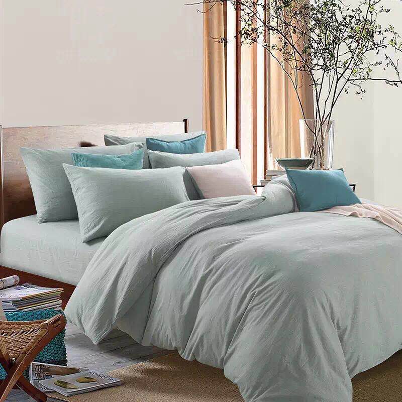High quality washed micorfiber comforter set