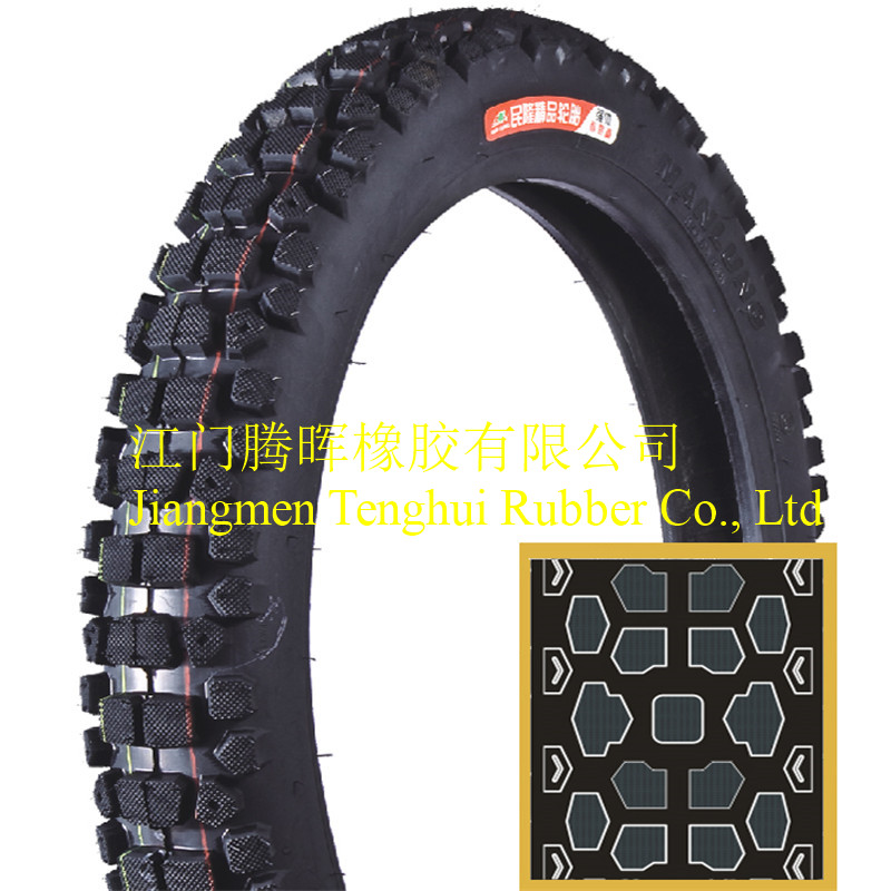 Off-road Motorcycle Tyre 2.75-17, 3.00-18,2.50-17,70/100-17 Manlung tyre