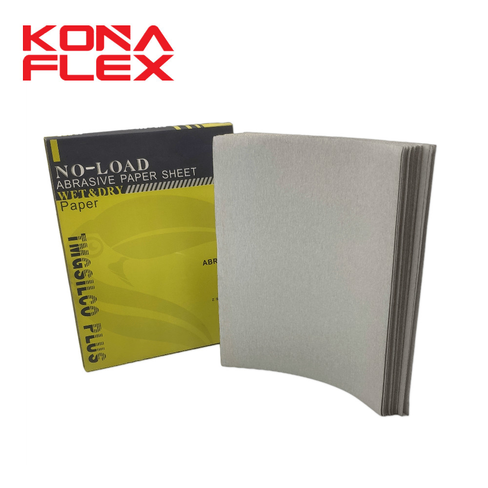 Konaflex-Professional 9"x11" No-load Silicon Carbide With Stearate Sandpaper Sheets Abrasive Paper