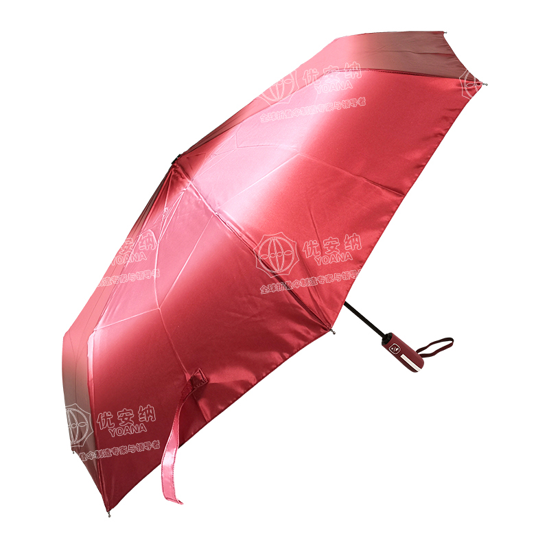 03 22”*8k 3fold auto open and close paper printed lady windproof umbrella
