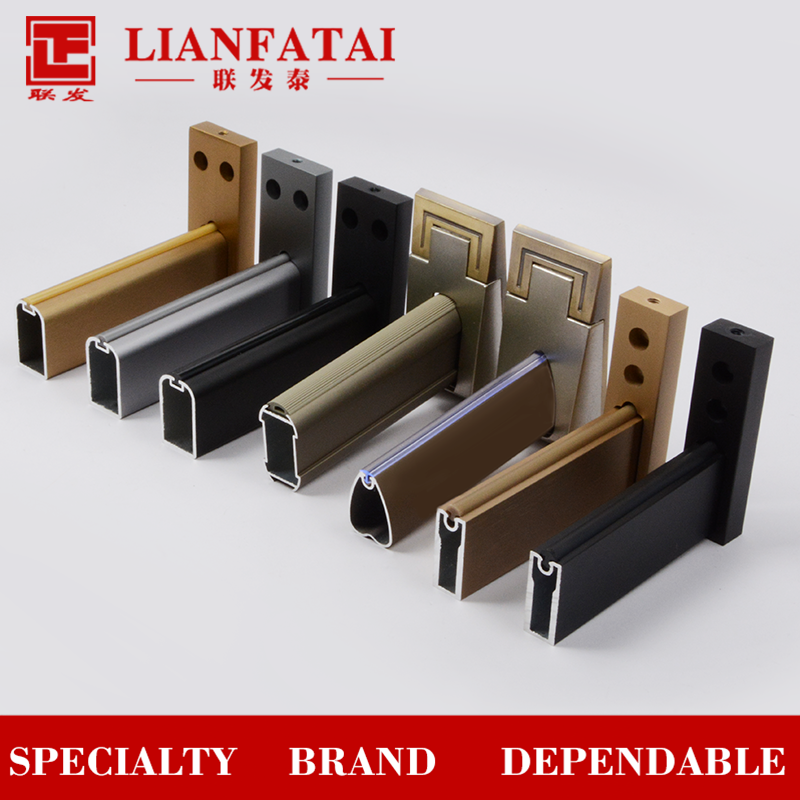 Cloth hanging rail tube pipe rod flange holder support bracket for wardrobe closet