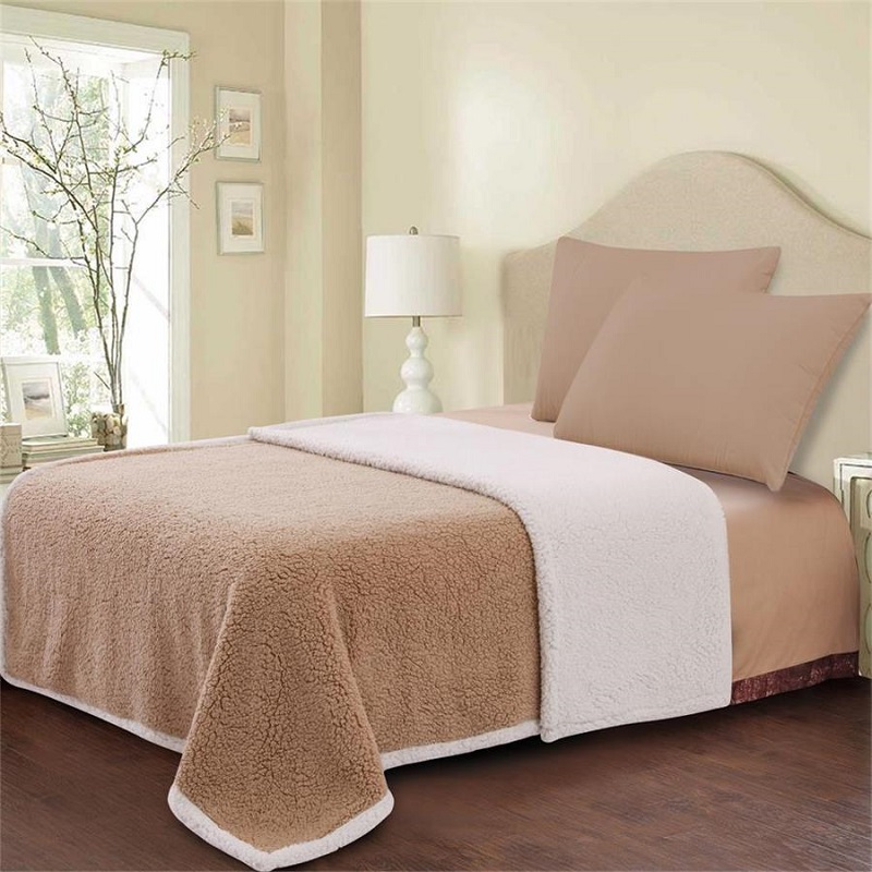 Solid Sherpa Blanket