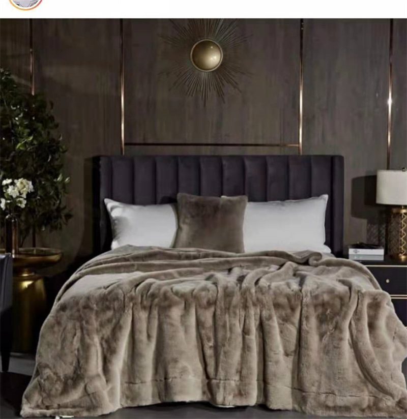 Rabbit Fur Blanket