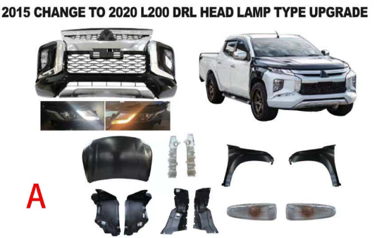 Mitsubishi L200 Body Kits Bumper Lamp Grill